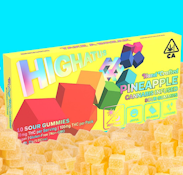 HIGHATUS: PINEAPPLE GUMMY HYBRID 100MG 10 PACK