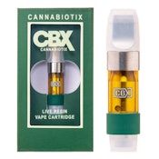 CBX: GM-UHOH LIVE RESIN CARTRIDGE INDICA .5G