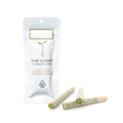 RAW GARDEN: RASPBERRY STRUDEL CRUSHED DIAMOND INFUSED INDICA 1.5G PREROLL 3 PACK