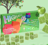 HIGHATUS: GREEN APPLE 2:1 THC/CBD GUMMY CBD 100MG 10 PACK