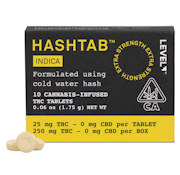 LEVEL: HASHTAB INDICA 250MG 10 PACK