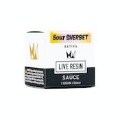 WEST COAST CURE: SOUR SHERBET LIVE RESIN SAUCE SATIVA 1G